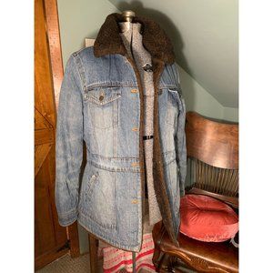 Y2K vintage Penny Lane style denim coat